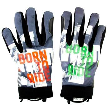 Rękawice męskie Level Pro Rider snowboardowe szare