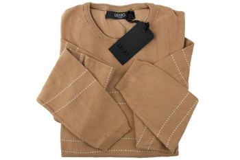 Sweter męski Liu Jo Maglia Girocollo brązowy