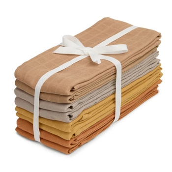 Komplet 8 pieluszek Cam Cam Copenhagen z bawełny organicznej muślinowej