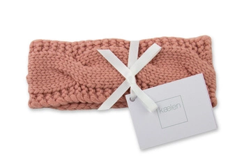 Opaska damska na głowę Kaelen Milla kaszmirowa różowa