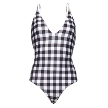 Strój kąpielowy damski Guess Checker jednoczęściowy