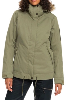 Kurtka damska Roxy Meade narciarska zimowa khaki r. M