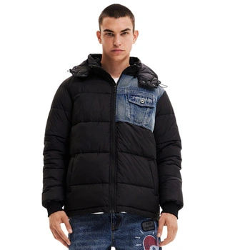 Kurtka męska Desigual Egon zimowa czarna r. XL