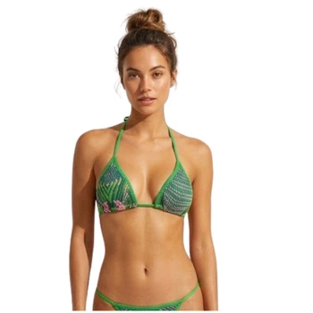 Góra od bikini Dakine Olina Fixed Triingle strój kąpielowy zielony r. S