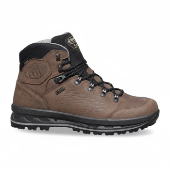Buty męskie Grisport Koala Stampato trekkingowe skórzane wysokie brązowe r. 45