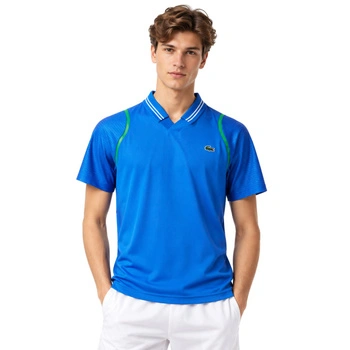 Koszulka męska Lacoste polówka sportowa tenisowa niebieska r. XS