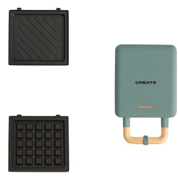 Opiekacz CREATE STONE STUDIO toster elektryczny gofrownica zielony