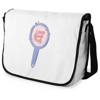 Torba Le Jardin na ramię ze wzorem lusterka - nowoczesny design