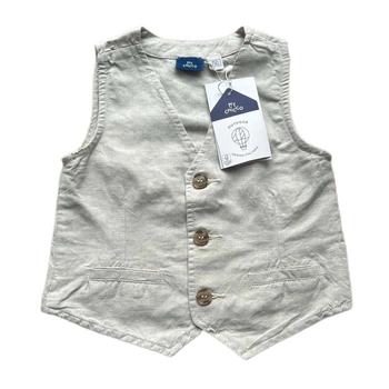 Kamizelka chłopięca Chicco beżowa klasyczna