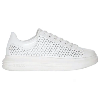 Buty damskie Guess Sneaker Crystal sneakersy białe z kryształkami