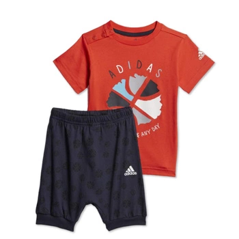 Koszulka + spodenki komplet dziecięcy Adidas Summer Set bawełniany r. 74