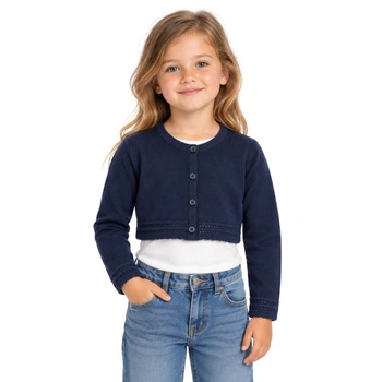 Sweter dziecięcy Mayoral bolerko granatowe r. 128
