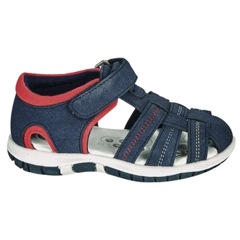 Sandały dziecięce Chicco Fausto na rzep zabudowane granatowe