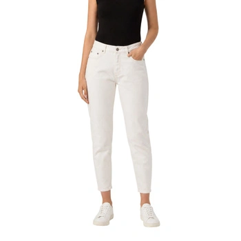 Spodnie damskie Zara Mom Fit jeansy klasyczne kremowe r. 38