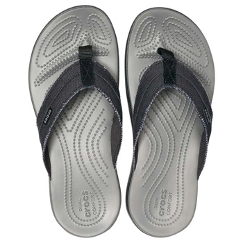 Klapki damskie Crocs Santa Cruz Canvas Dual Comfort japonki z pianki