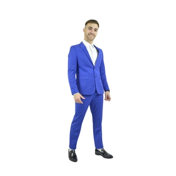 Garnitur męski Jean & Pierre marynarka spodnie niebieski