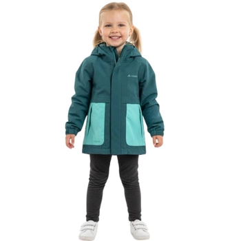 Kurtka dziecięca Vaude Campfire 3 w 1 polar zielona