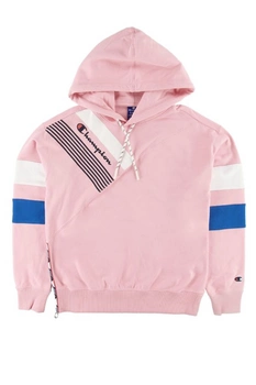 Bluza damska Champion Sweatshirt HD bawełniana z kapturem różowy r. XS
