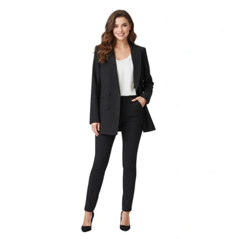 Marynarka damska Naf Naf Maria V1 klasyczna prosta czarna