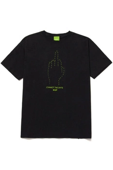 Koszulka męska HUF Connect The Dots bawełniana czarna