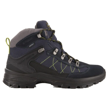 Buty męskie Grisport Gritex trekkingowe wysokie czarne wodoodporne
