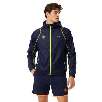 Kurtka męska Lacoste Sport Roland Garros sportowa granatowa r. S
