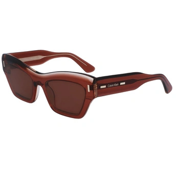 Okulary damskie Calvin Klein CK23503S 601 przeciwsłoneczne butterfly z filtem cat. S3