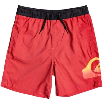 Spodenki chłopięce kąpielowe Quiksilver Dredge boardshorty czerwone