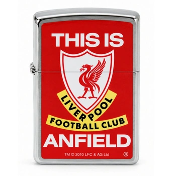 Zapalniczka Zippo Fc Liverpool benzynowa srebrno-czerwona
