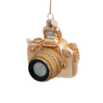 Bombka choinkowa Vondels Aparat ozdoba bożonarodzeniowa szklana