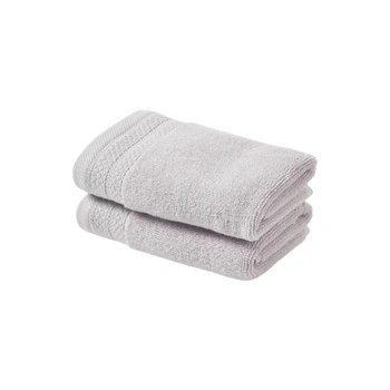 Zestaw ręczników Westwing szare bawełna 600 g/m² 2 sztuki 30x50