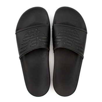 Klapki unisex Emporio Armani Beachwear wsuwane czarne