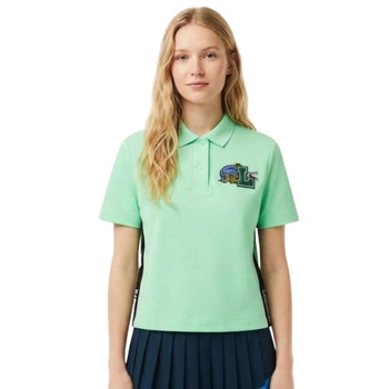 Koszulka damska Lacoste Holiday Organic Cotton Polo zielona r. XXS