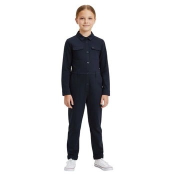 Kombinezon dziewczęcy Tommy Hilfiger z długim rękawem granatowy