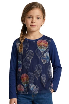 Bluza dziecięca Desigual Yoko tiulowa z balonami r. 122