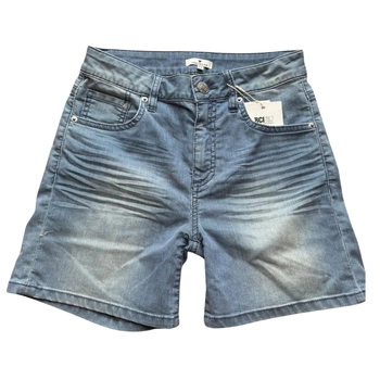 Spodenki damskie Tom Tailor z wysokim stanem niebieskie r. W27