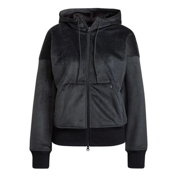 Bluza damska Adidas FI PR Cord Hoodie rozsuwana z kapturem szara