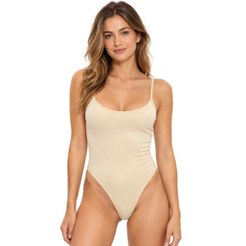 Body damskie Zara beżowe dopasowane na ramiączkach r. XS