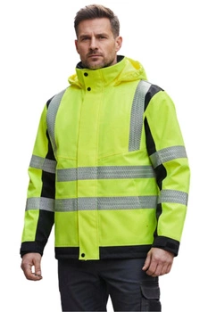 Kurtka męska Korntex Hi-Vis robocza ocieplana