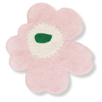 Dywan bawełniany Marimekko Home Unikko kwiat różowy