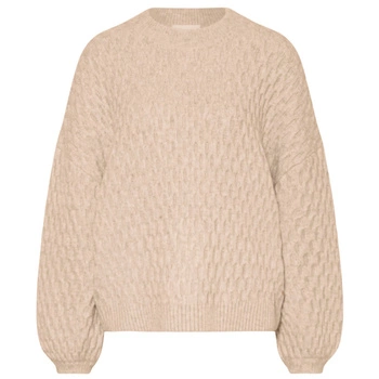 Sweter damski Delicatelove Palermo wełna kaszmir beżowy r. M