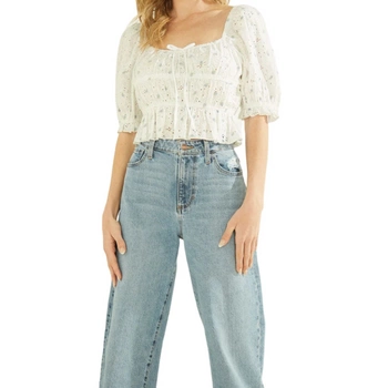 Bluzka damska Guess Multi Lulu bawełniana