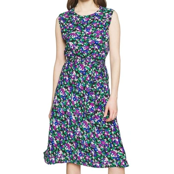 Sukienka damska Ralph Lauren taliowana w kwiaty midi r. M