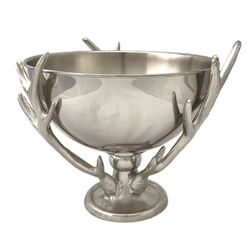 Misa do ponczu z porożem Culinary Concepts 36cm stalowa elegancka dekoracja
