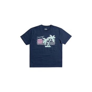 Koszulka męska RVCA Ben Horton Sport klasyczny t-shirt granatowa w palmy