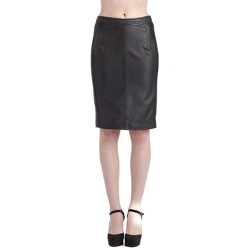 Spódnica damska Chyston Amandine skórzana czarna ołówkowa