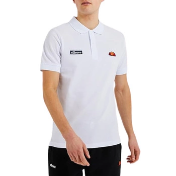 Koszulka polo męska Ellesse Montura bawełniana polówka biała