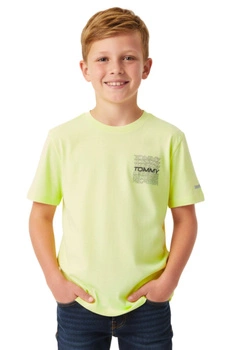 Koszulka dziecięca Tommy Hilfiger żółta