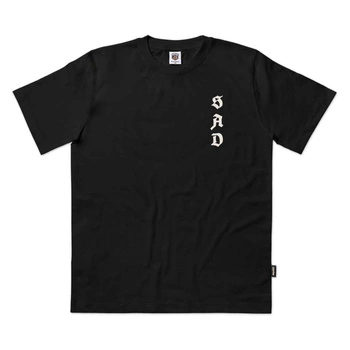 Koszulka męska The Dudes Sad oversize 100% bawełna czarna