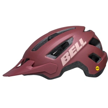 Kask rowerowy Bell Nomad 2 MIPS junior z daszkiem bordowy